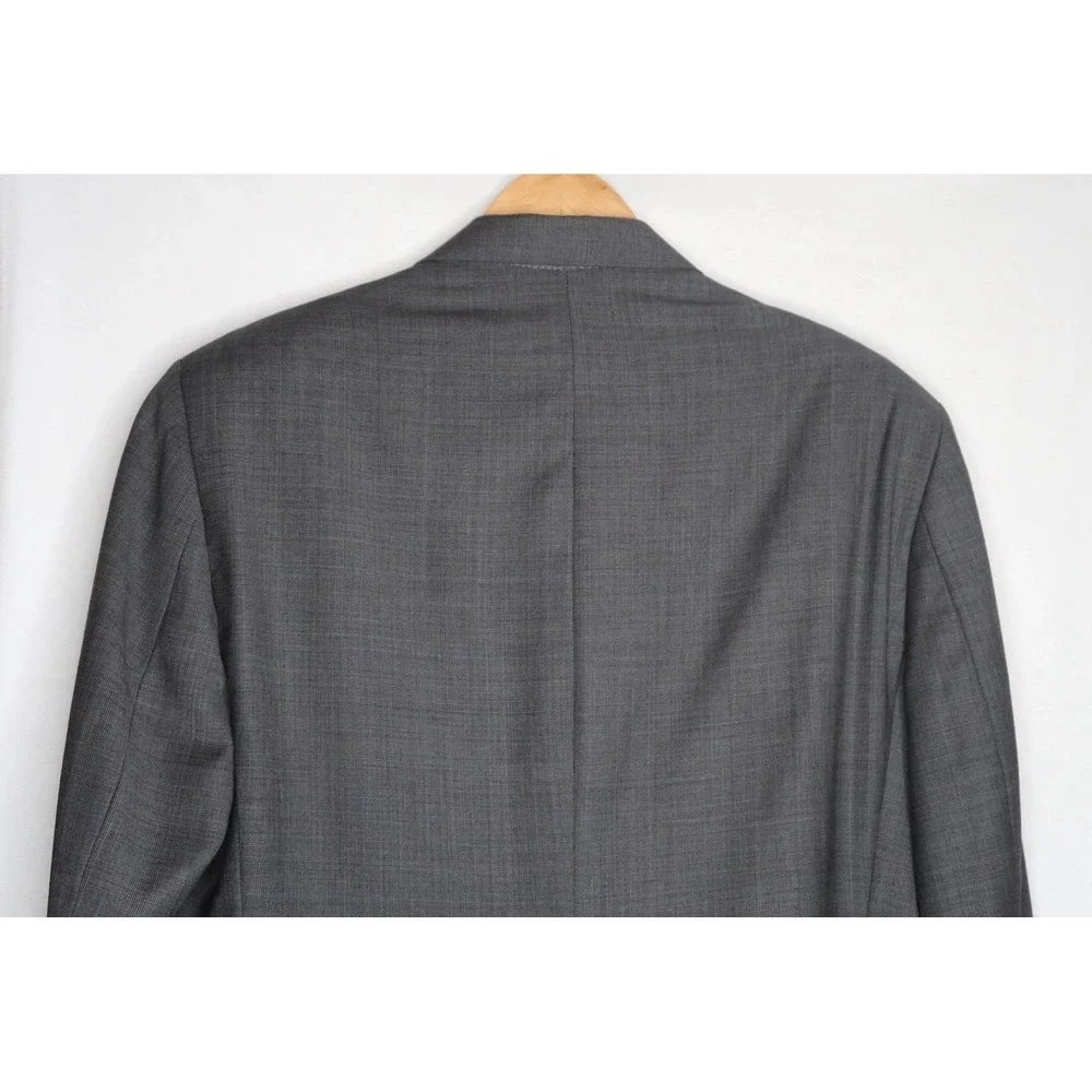 Polo Ralph Lauren Gray 100% Wool Sport Coat Blazer Men's 40S Made In Canada VTG